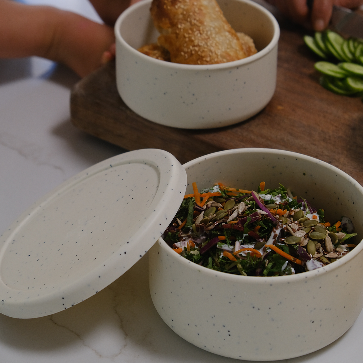 OUTLET - Salad Hero & Souper Star - Silicone Salad Bento Box Set of 2