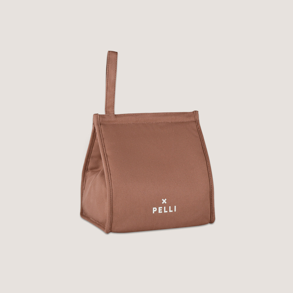 Big Break Canvas Insulated Lunch Bag - Cinnamon Stick