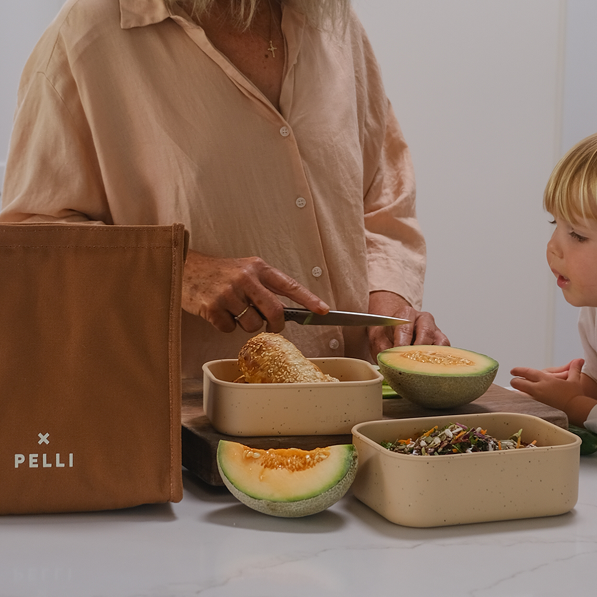 OUTLET - The LunchSaver - Silicone Lunch Box Set of 2