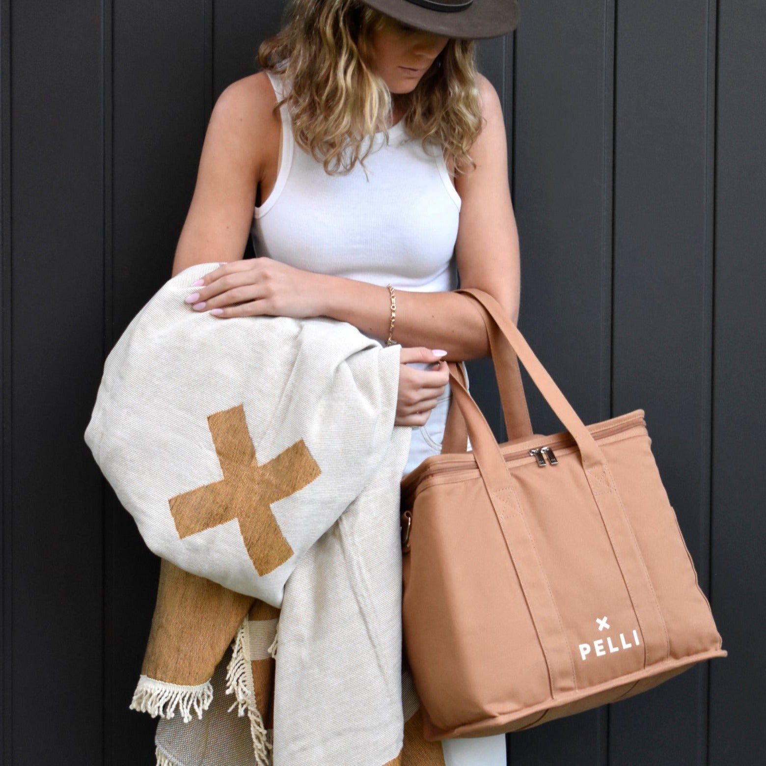 OUTLET - OK Chill Crossbody - Canvas Cooler Bag - Ginger