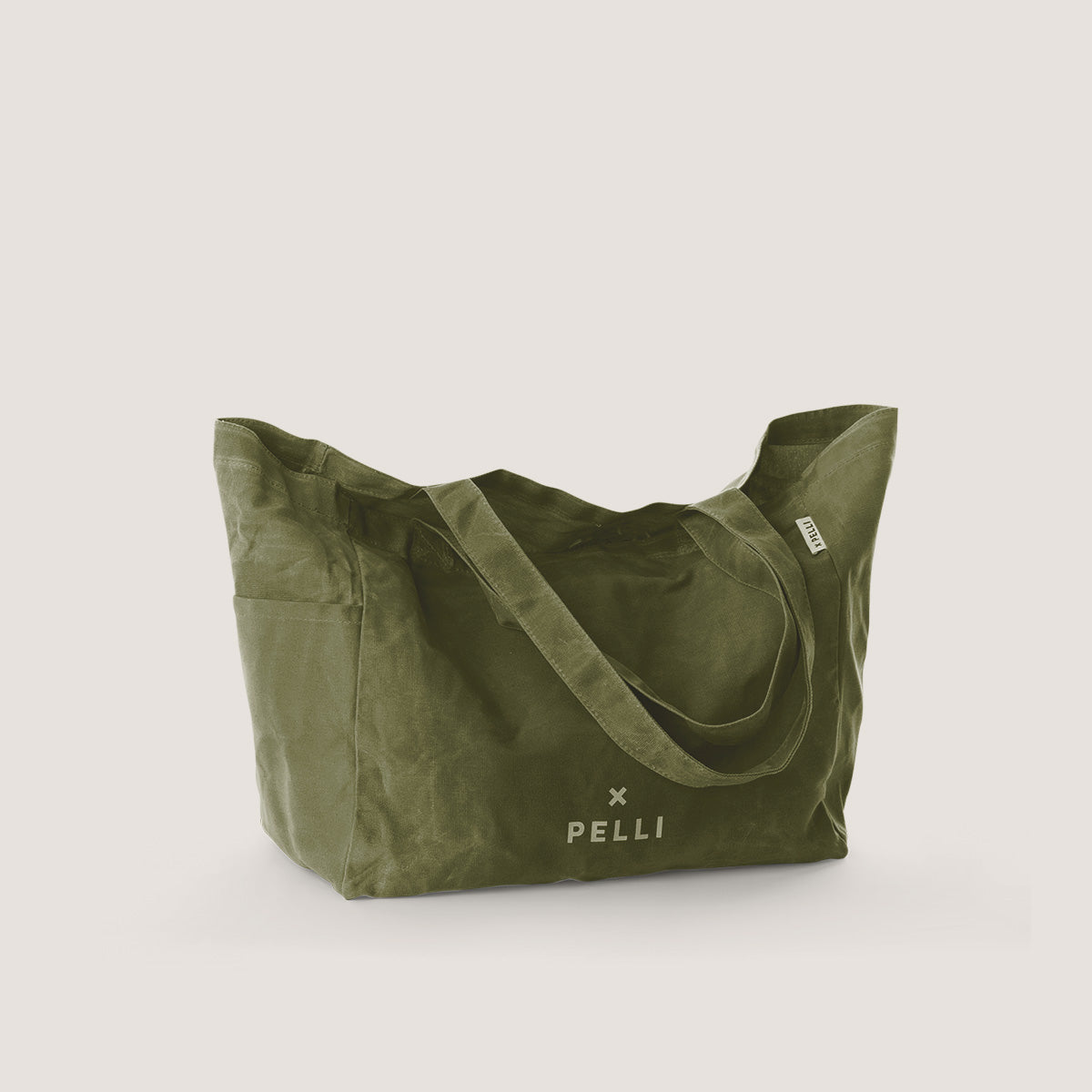 green tote bag