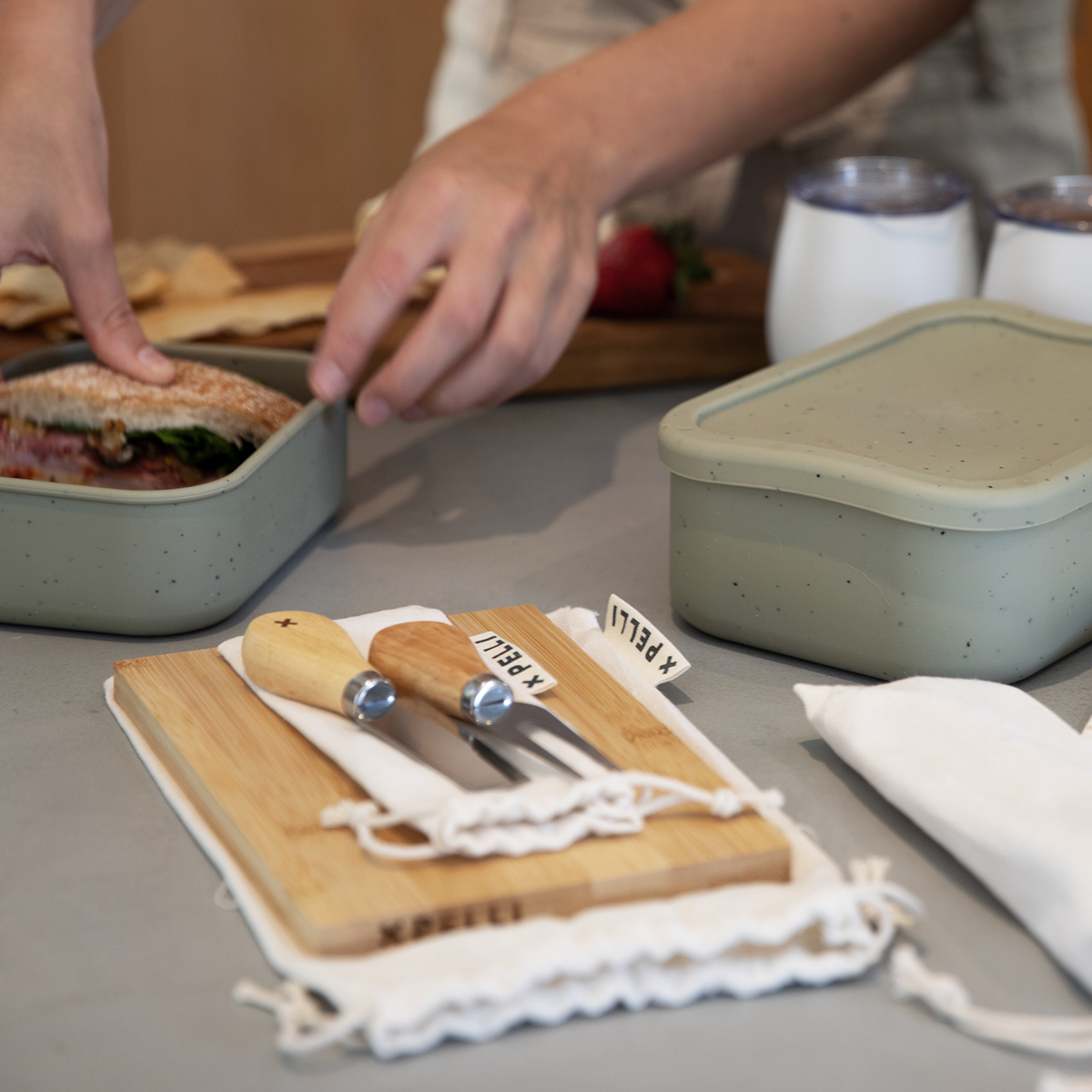 The LunchSaver - Silicone Lunch Box Set of 2