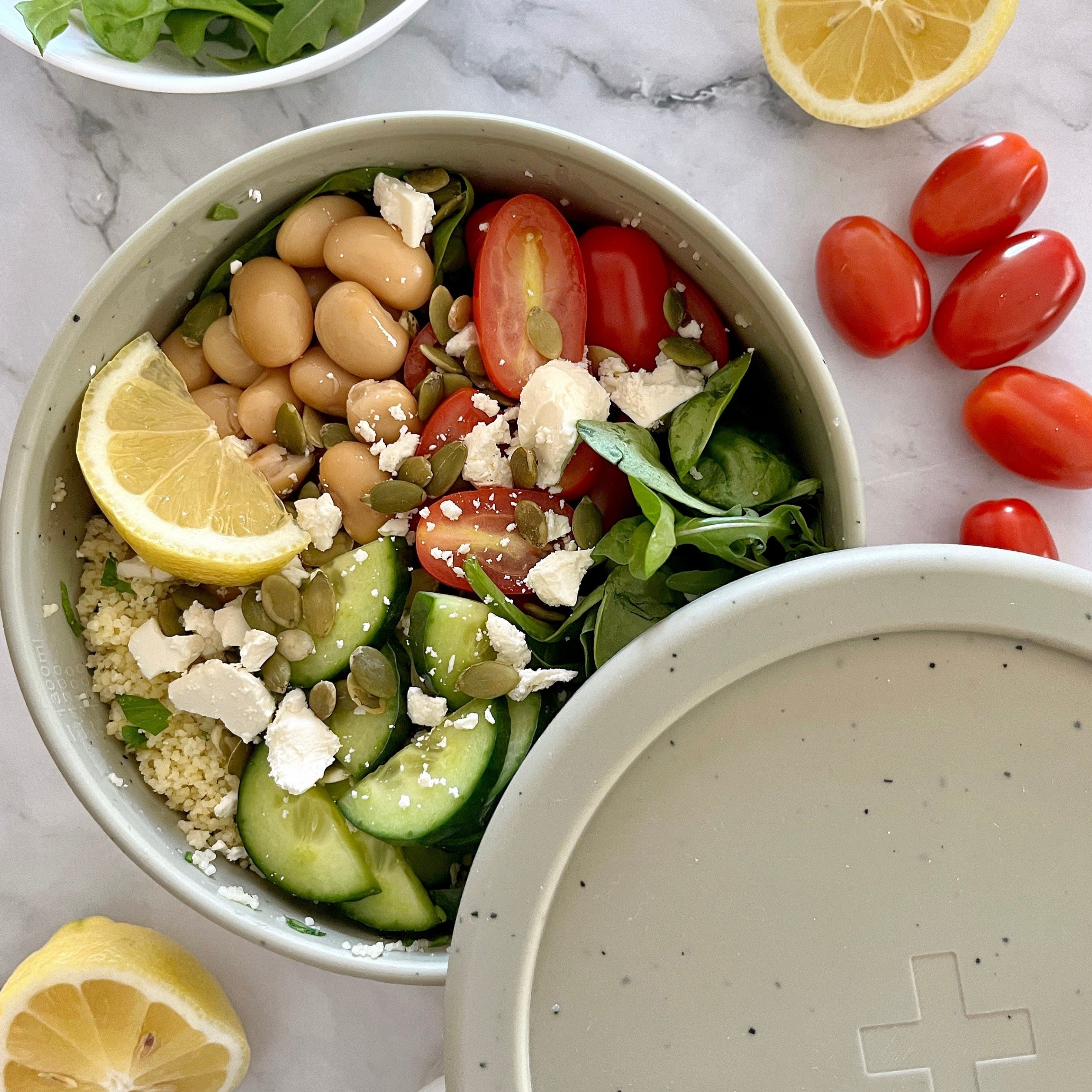 Salad Hero & Souper Star - Silicone Salad Bento Box Set of 2