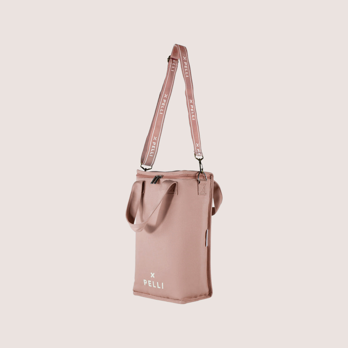 OUTLET - On the Grapevine Canvas Wine Cooler Bag - Spanish Villa Pink