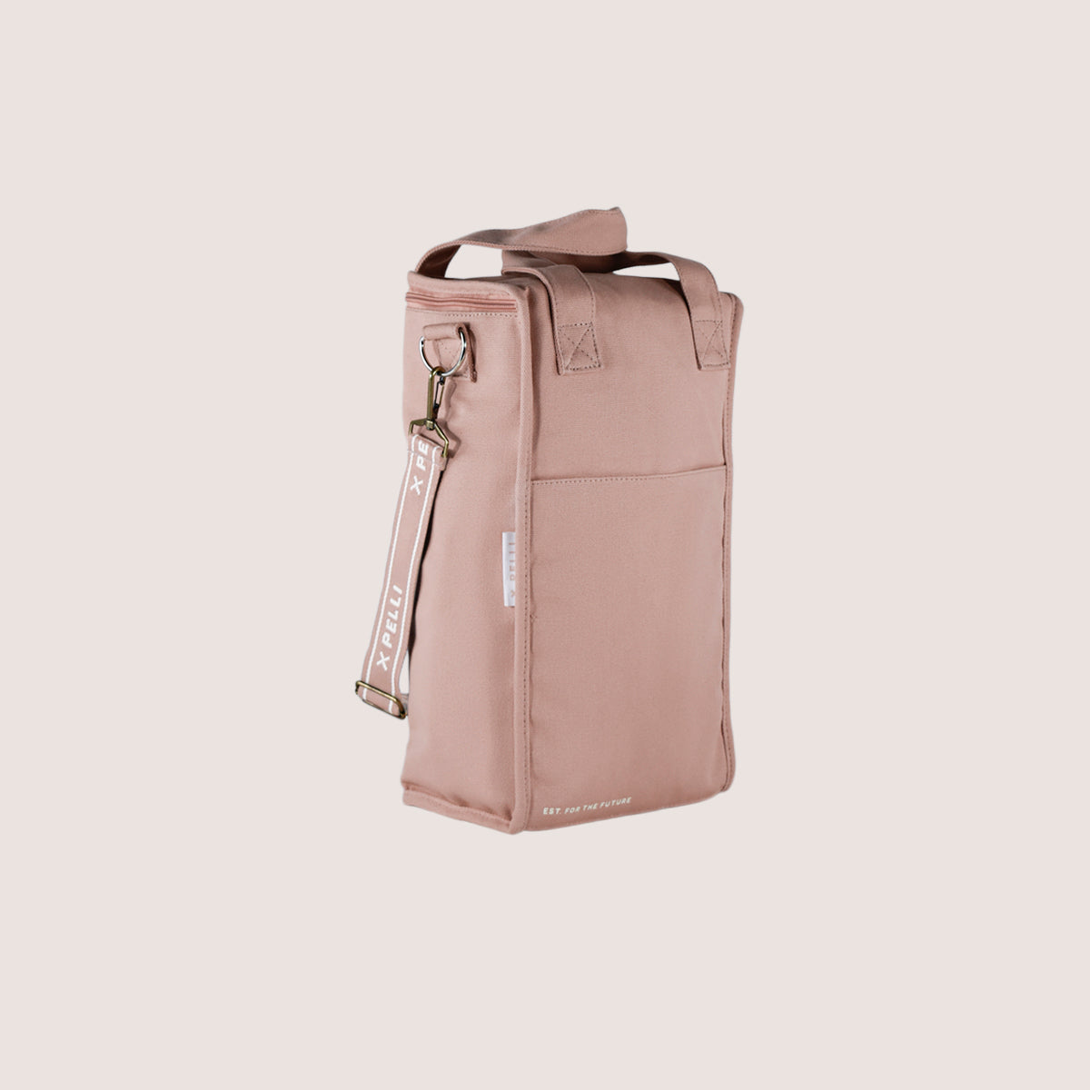 OUTLET - On the Grapevine Canvas Wine Cooler Bag - Spanish Villa Pink