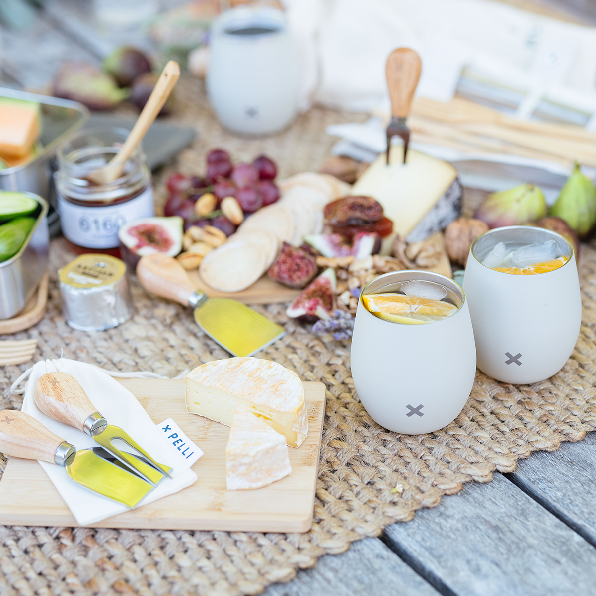reusable wine and cheese set australia