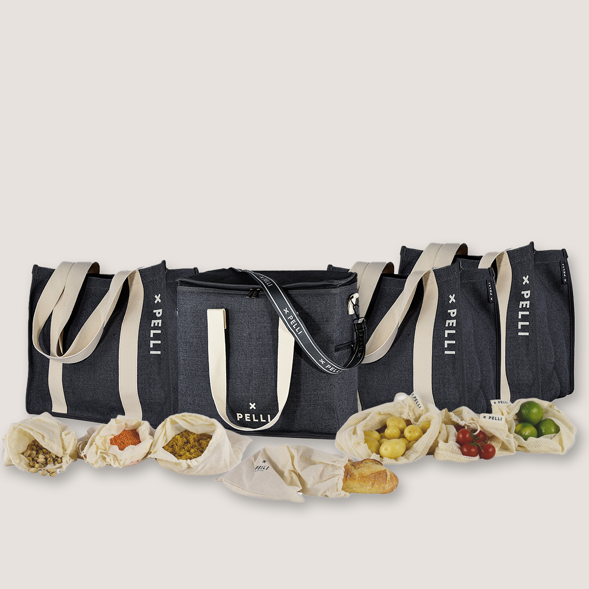 Make Waves Chilled Medium Shopping Bundle in Charcoal Grey