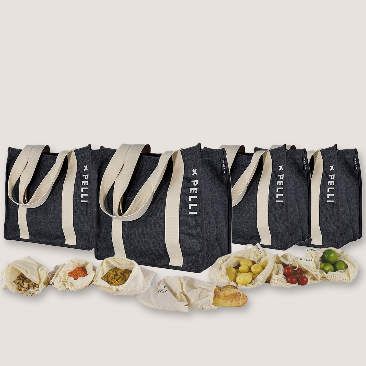 Make Waves Original Medium Shopping Bundle in Charcoal Grey