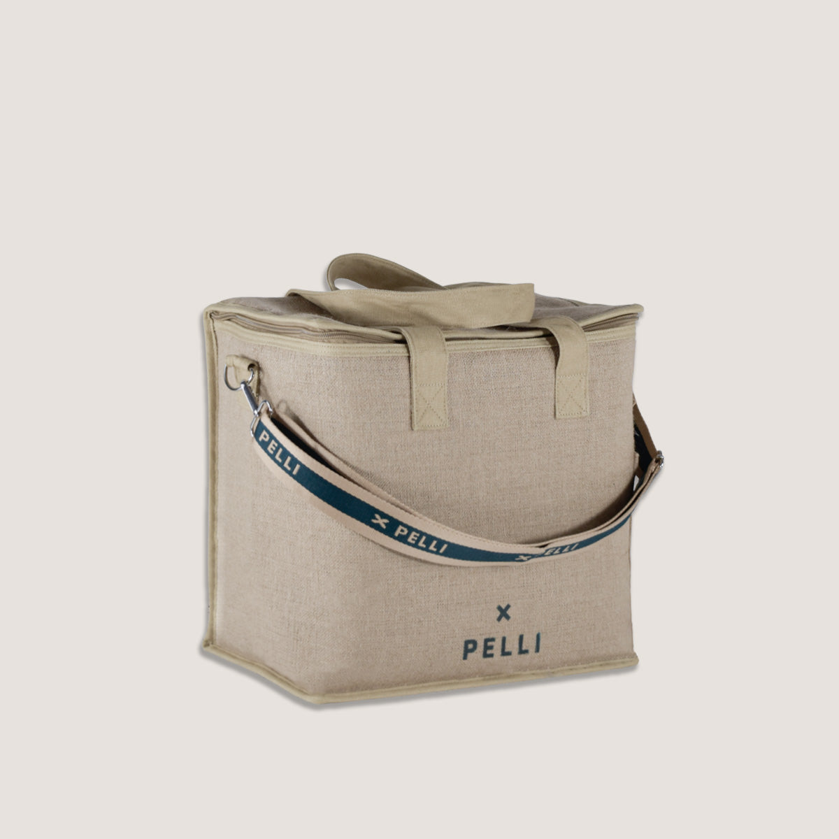 Outlet - OK Chill Crossbody - Jute Medium Cooler Bag with Shoulder Strap in Natural