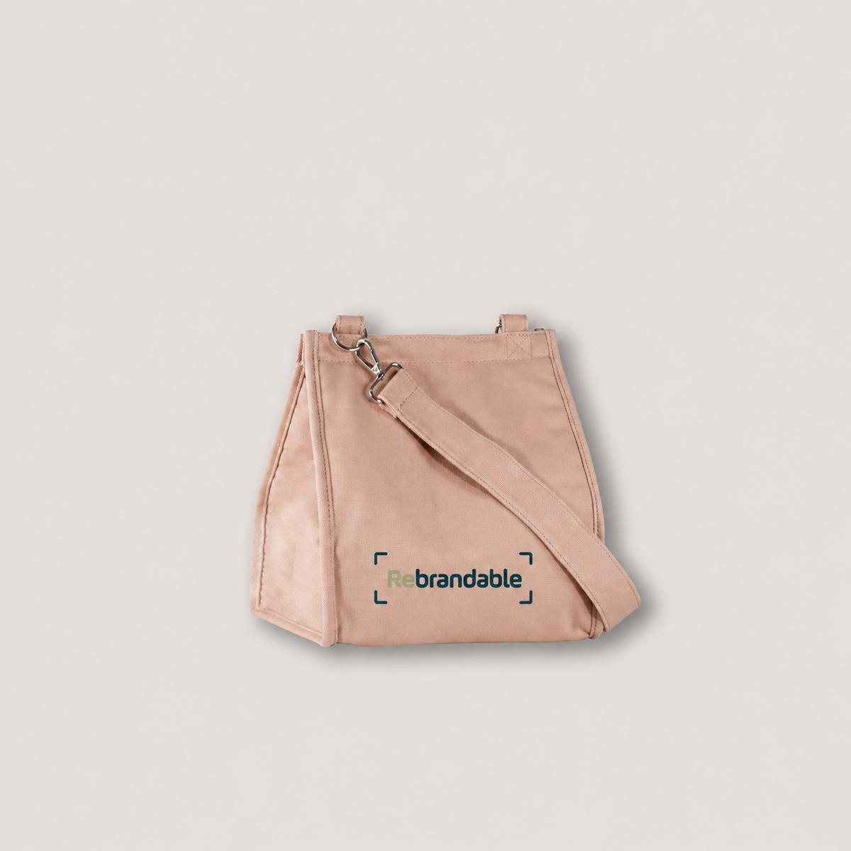 Rebrandable Cross the Sea Spanish Villa Pink corporate lunch bag