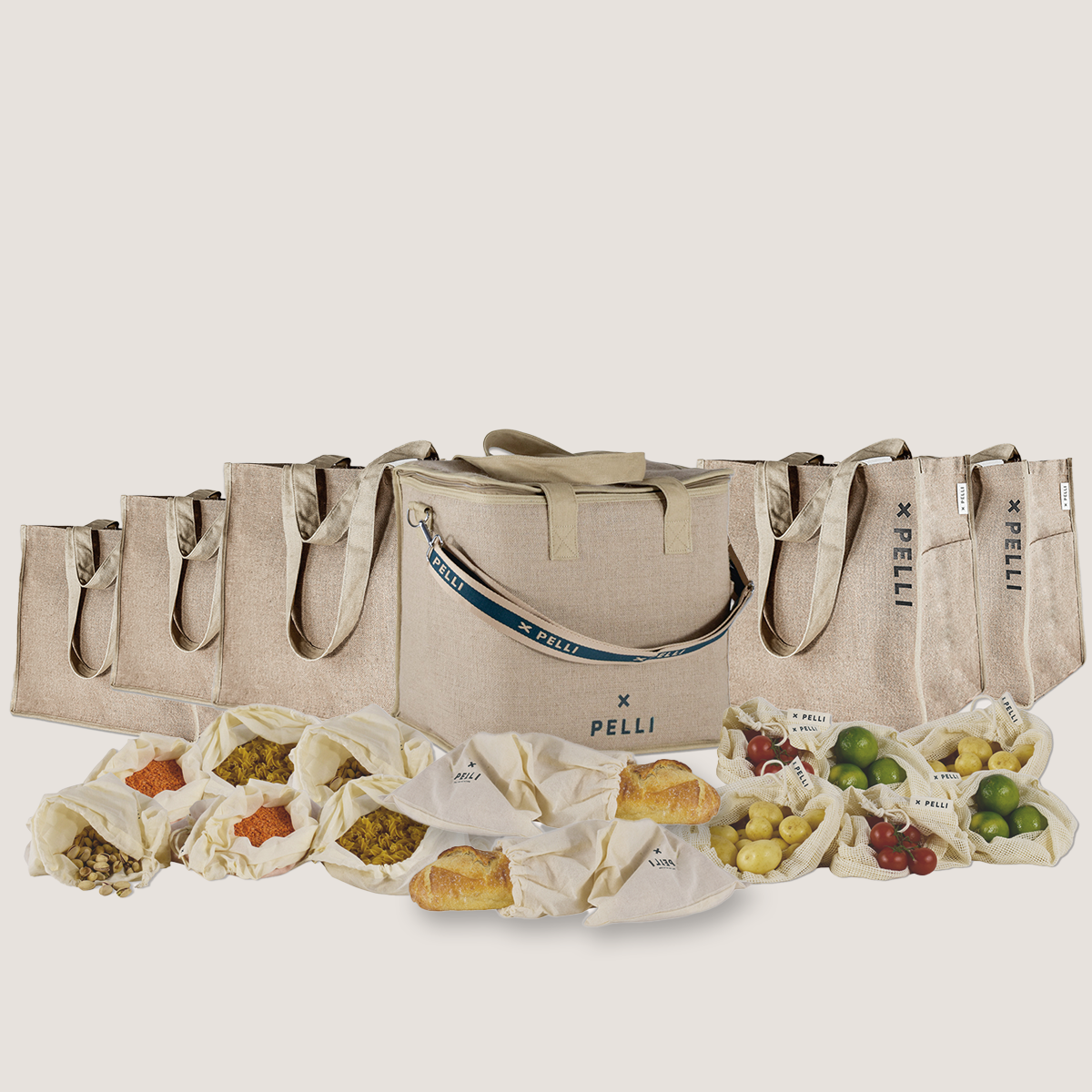 Save the Sea Chilled - Large Shopping Bundle in Natural Jute