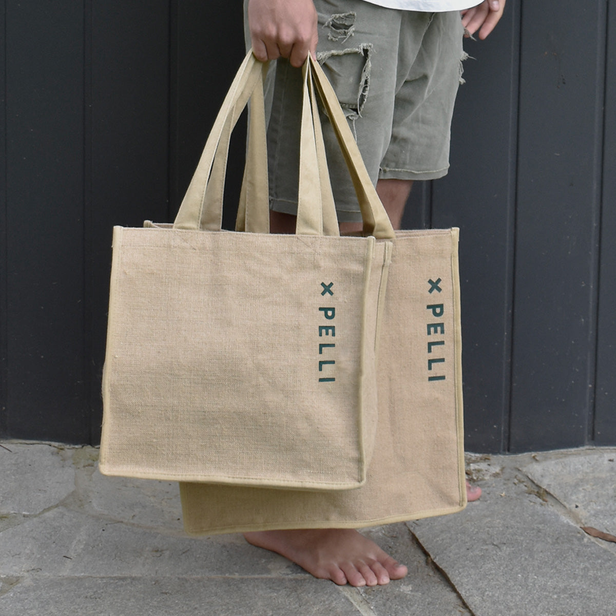 burlap shopping bags australia